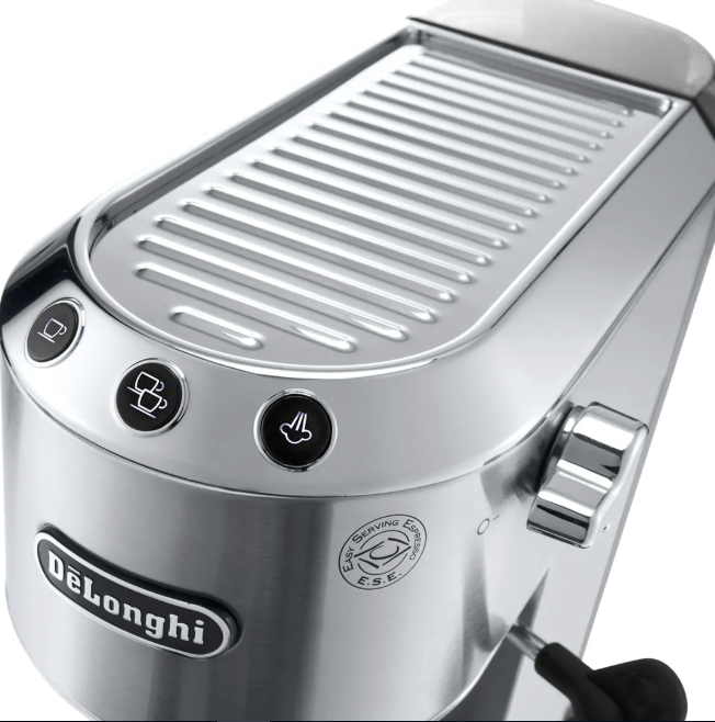 Máy Pha Cà Phê DeLonghi EC685 Dedica Style (M/ R) - Thiết Kế Gọn, Áp Suất 15 Bar - Chính Hãng