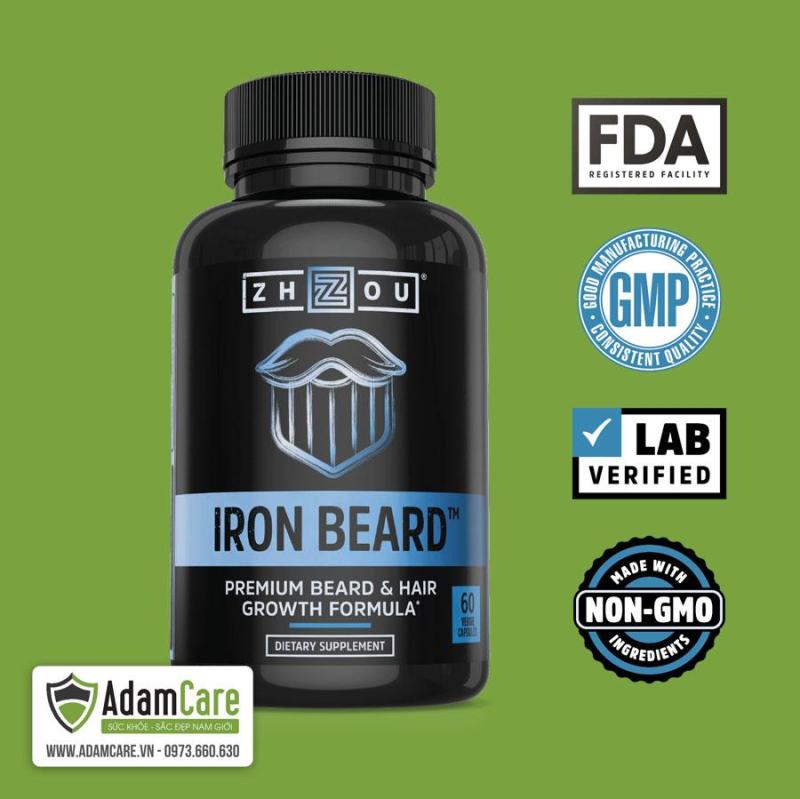 Iron Beard - Multi Vitamin cho Râu, tóc