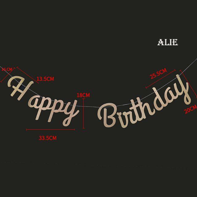 Chữ Happy Birthday