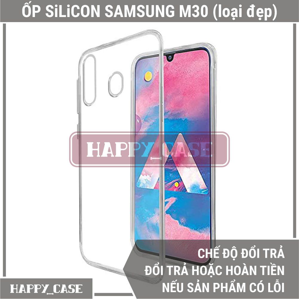 Ốp Lưng Điện Thoại Samsung M30 (Loại Đẹp) Thin Transparent Silicon