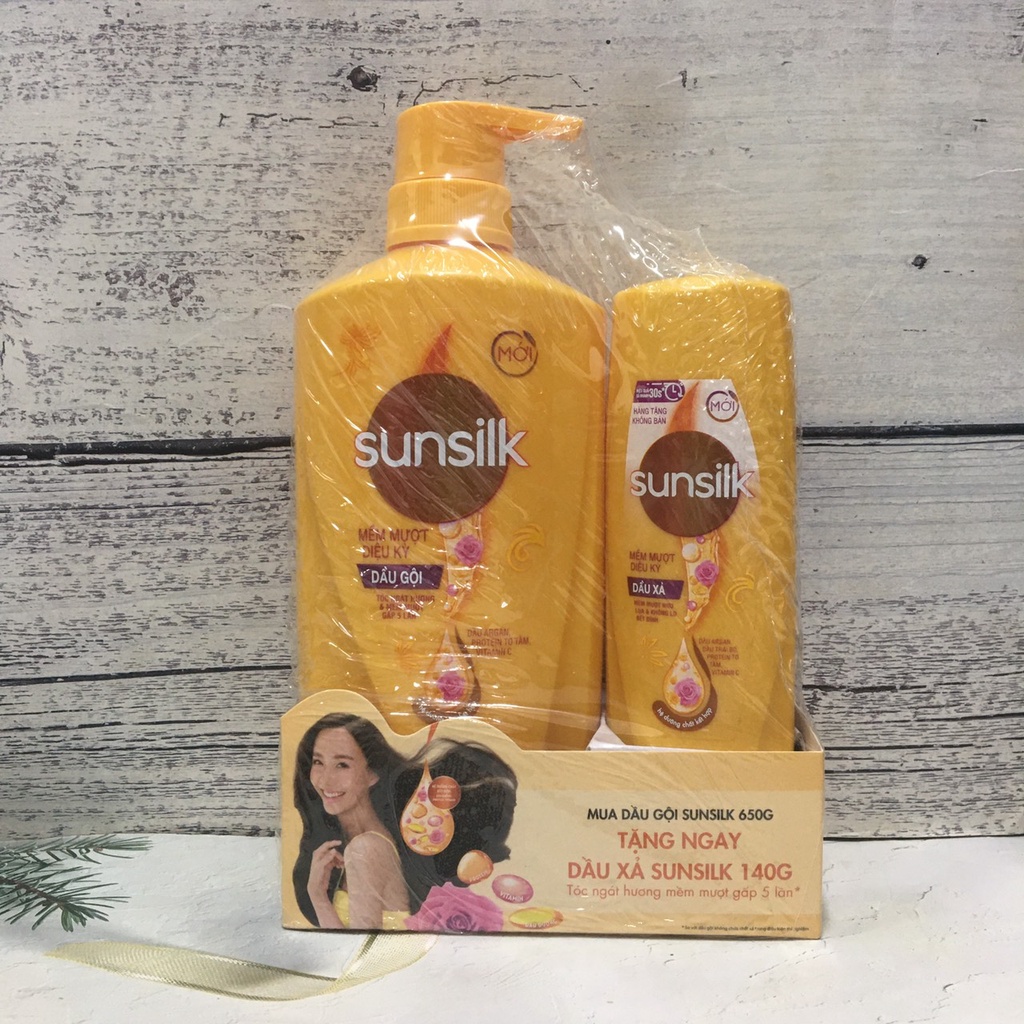 Combo cặp dầu gội -dầu xả Sunsilk Thái Lan 400ml