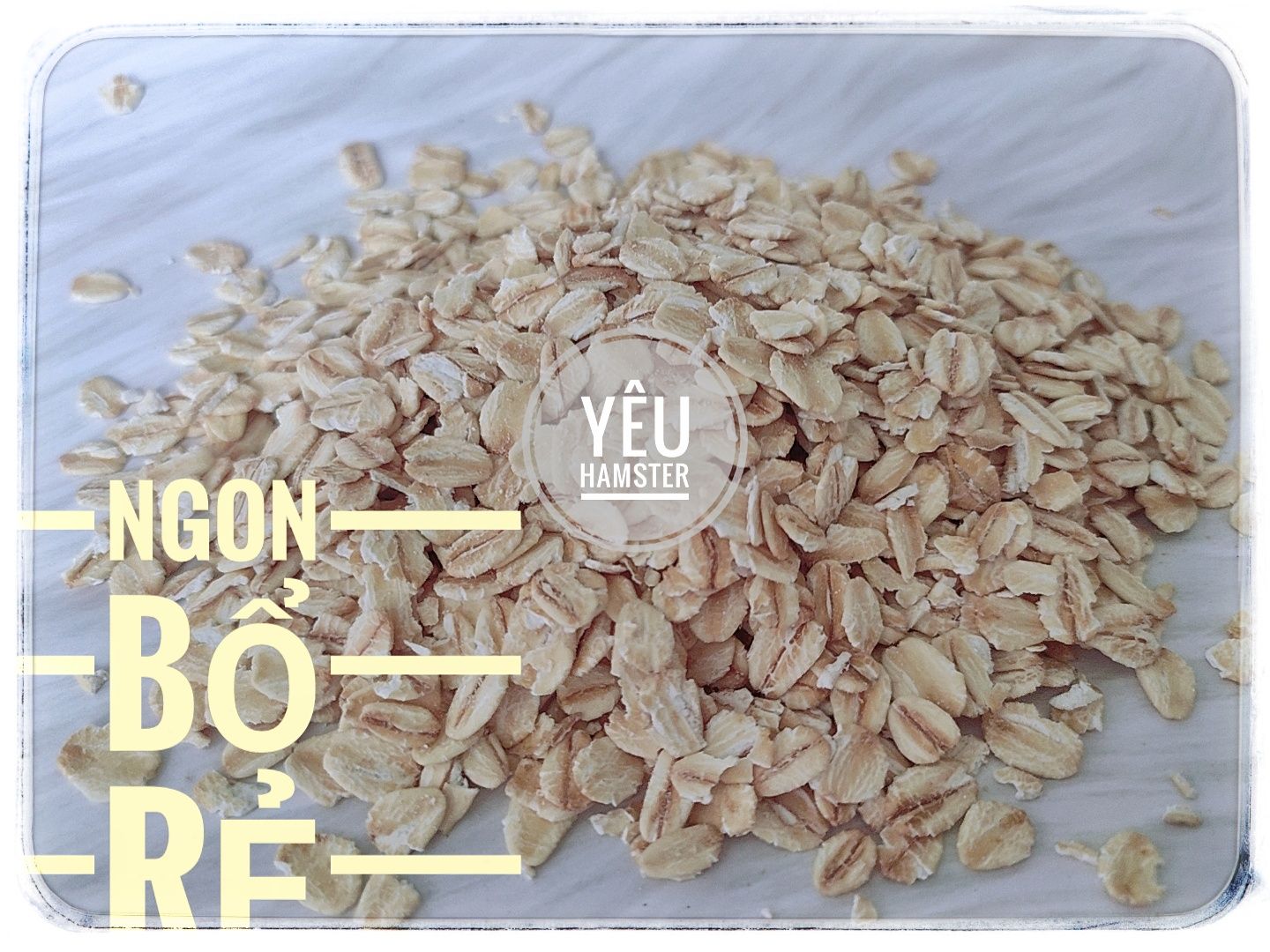 [HCM] Yến mạch sữa - thức ăn cho hamster,thú cưng... (100gr)