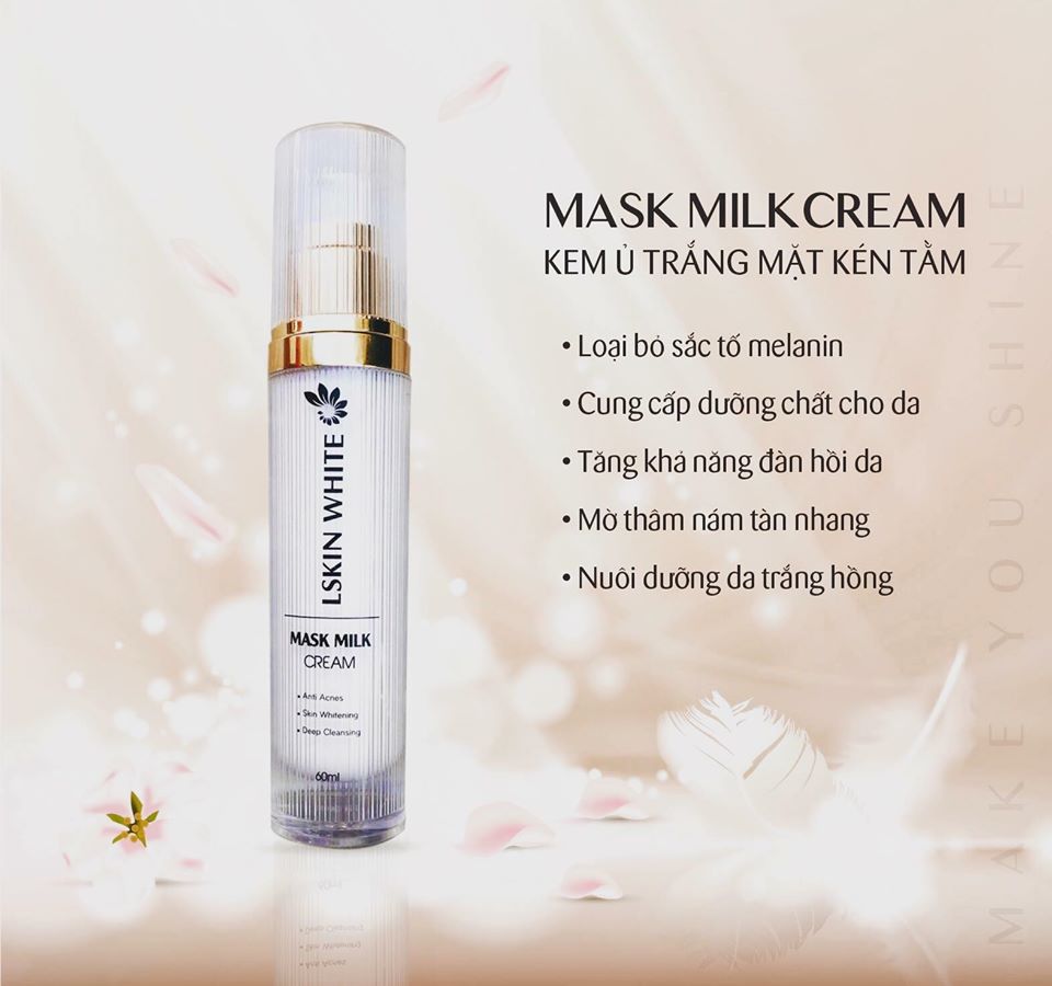 ủ kén tằm lskin white đan thy trắng hồng mặt 🌸