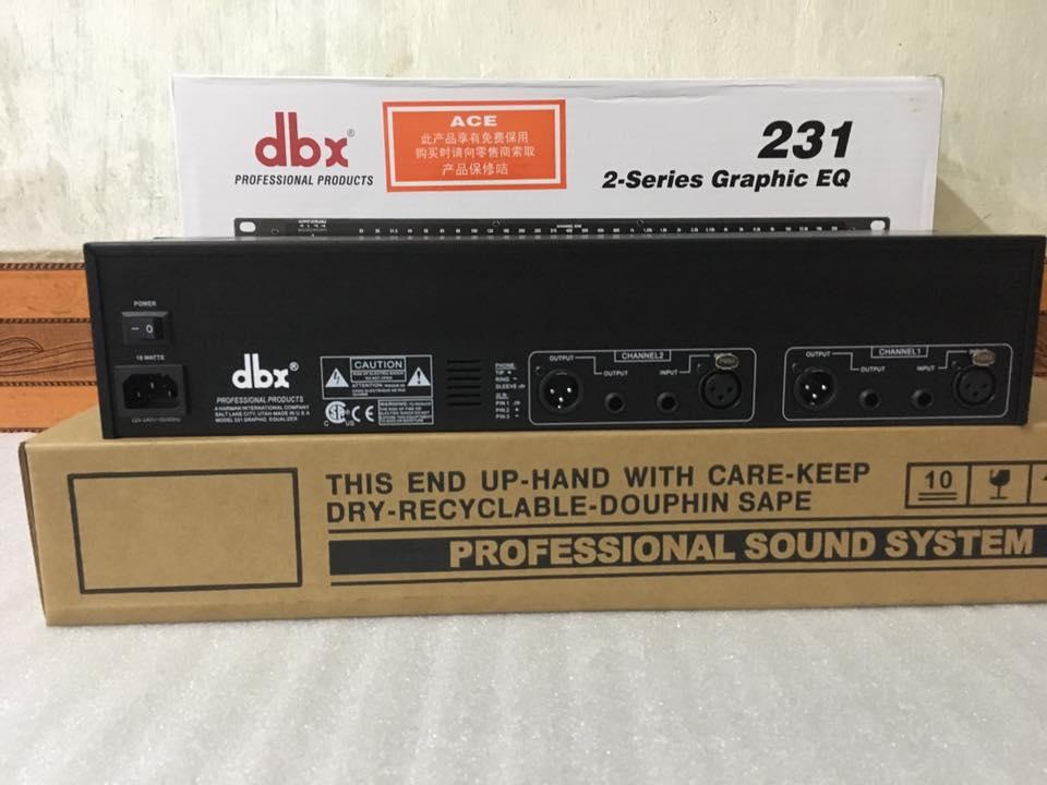 lọc xì equalizer cao cấp DBX 231 - TẶNG 2 dây CANON