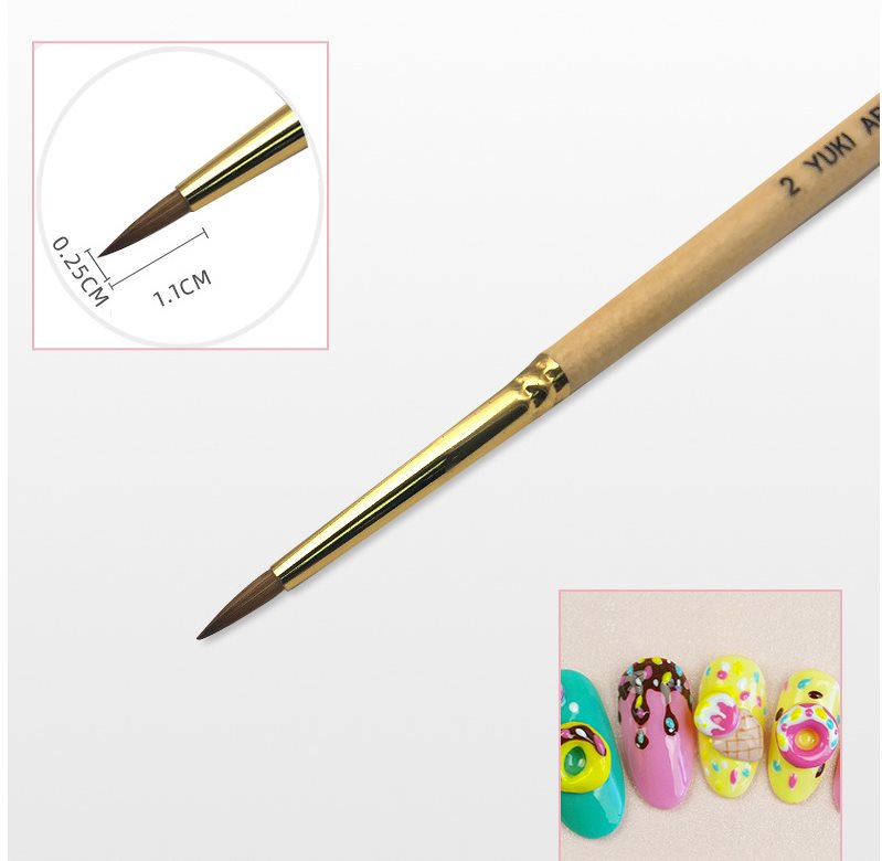 Cọ đắp bột cọ nặn hoa yuki  số 2 3 4 nail