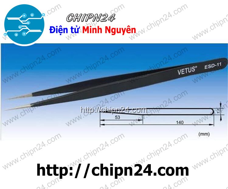 Nhíp Vetus gắp linh kiện -
