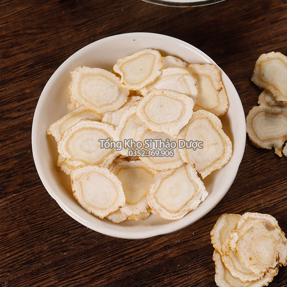 Sâm tây dương thái lát mỏng 100g (Sâm hoàng kỳ khô, bạch sâm)