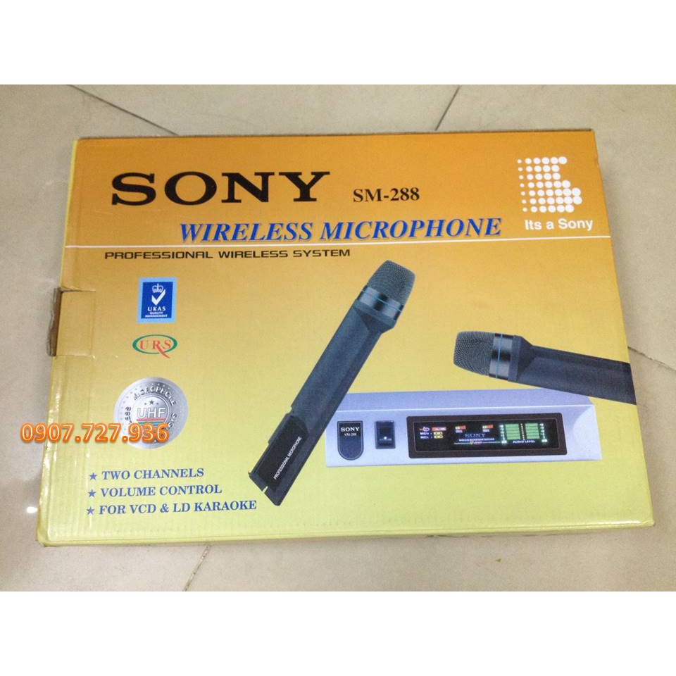 2 Micro không dây SONY – Hát KARAOKE tốt  giá rẽ