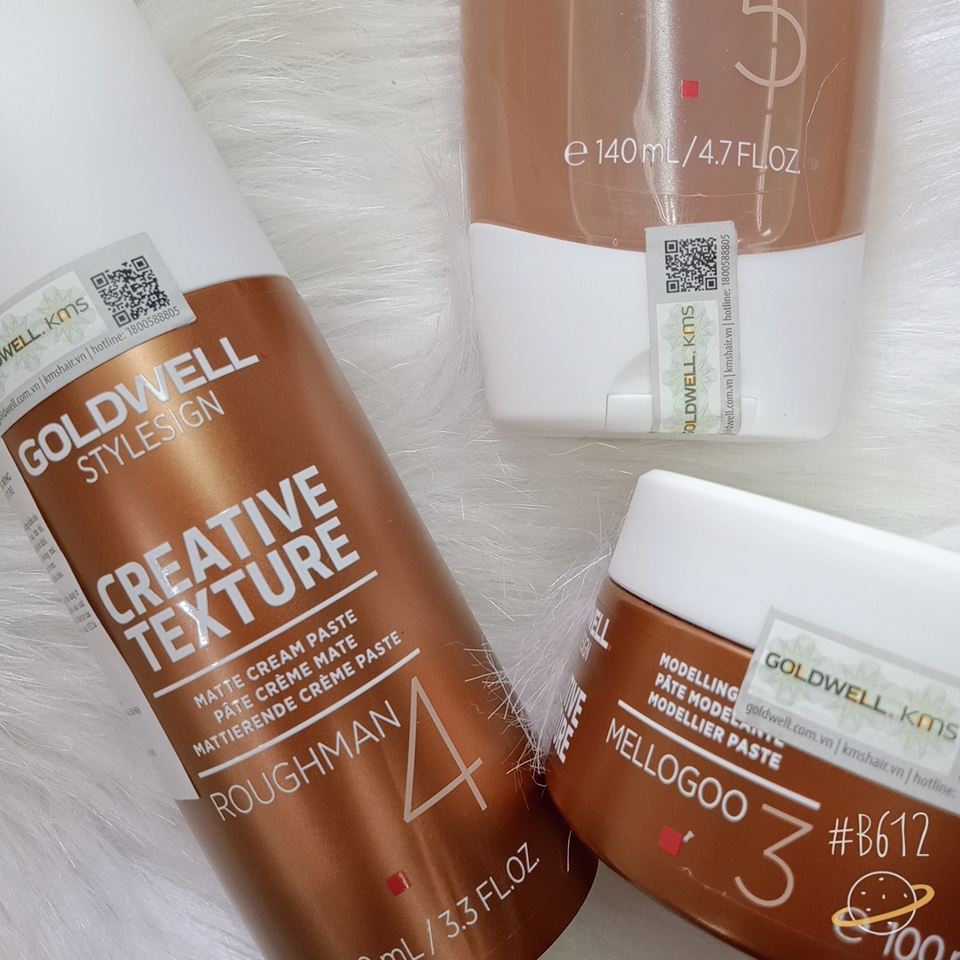 ( Hàng Chính Hãng) Kem Gel Tạo Kiểu Tóc Ba Cấp Độ Goldwell Creative Texture