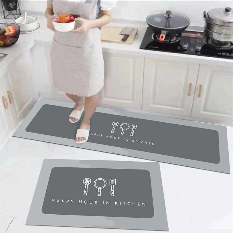 Set 2 Thảm Bếp Silicon - Set 2 thảm silicon phòng tắm