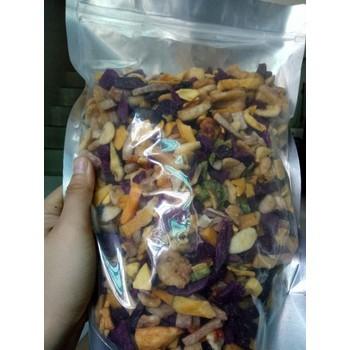 500g hoa quả sấy vỡ giòn ngon