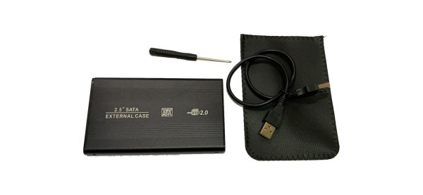 [HCM]Hộp Đựng Ổ Cứng Di Động HDD Box  USB2.0/2.5 - Nhựa Cứng TẶNG túi da
