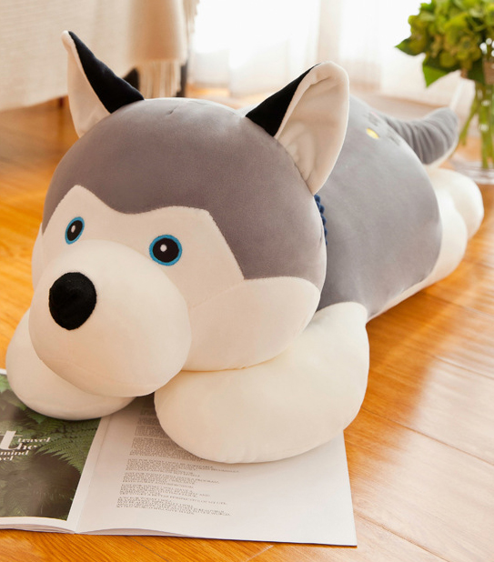 Gấu bông chó bông gòn alaska husky