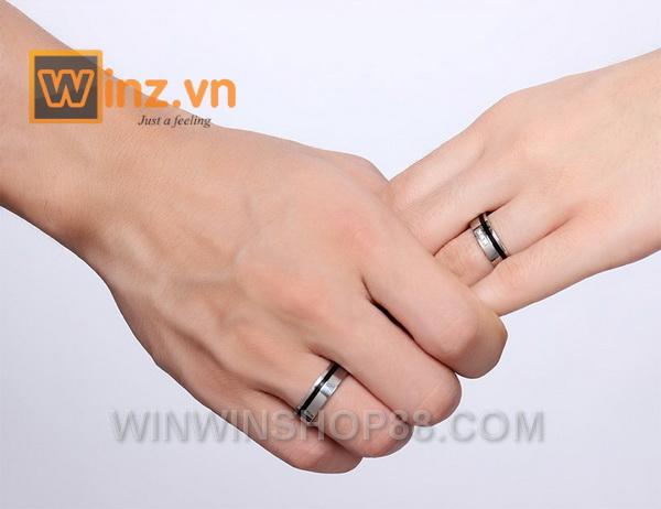 [HCM]Nhẫn cặp tình nhân N236 Size 5 (Màu bạc)
