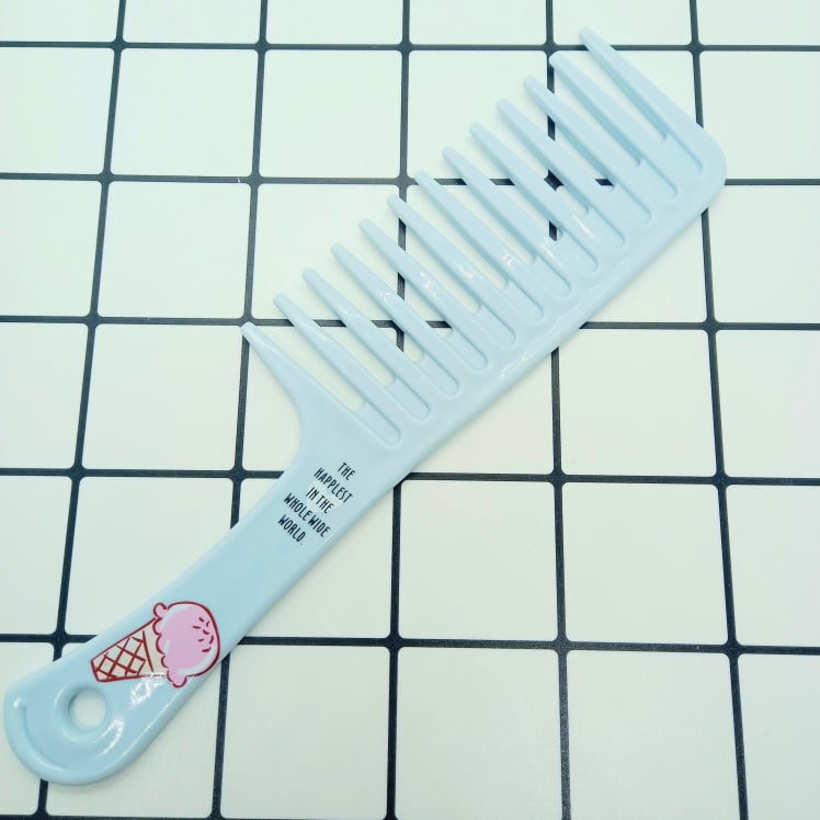 Lược chải tóc răng thưa siêu to khổng lồ cây kem