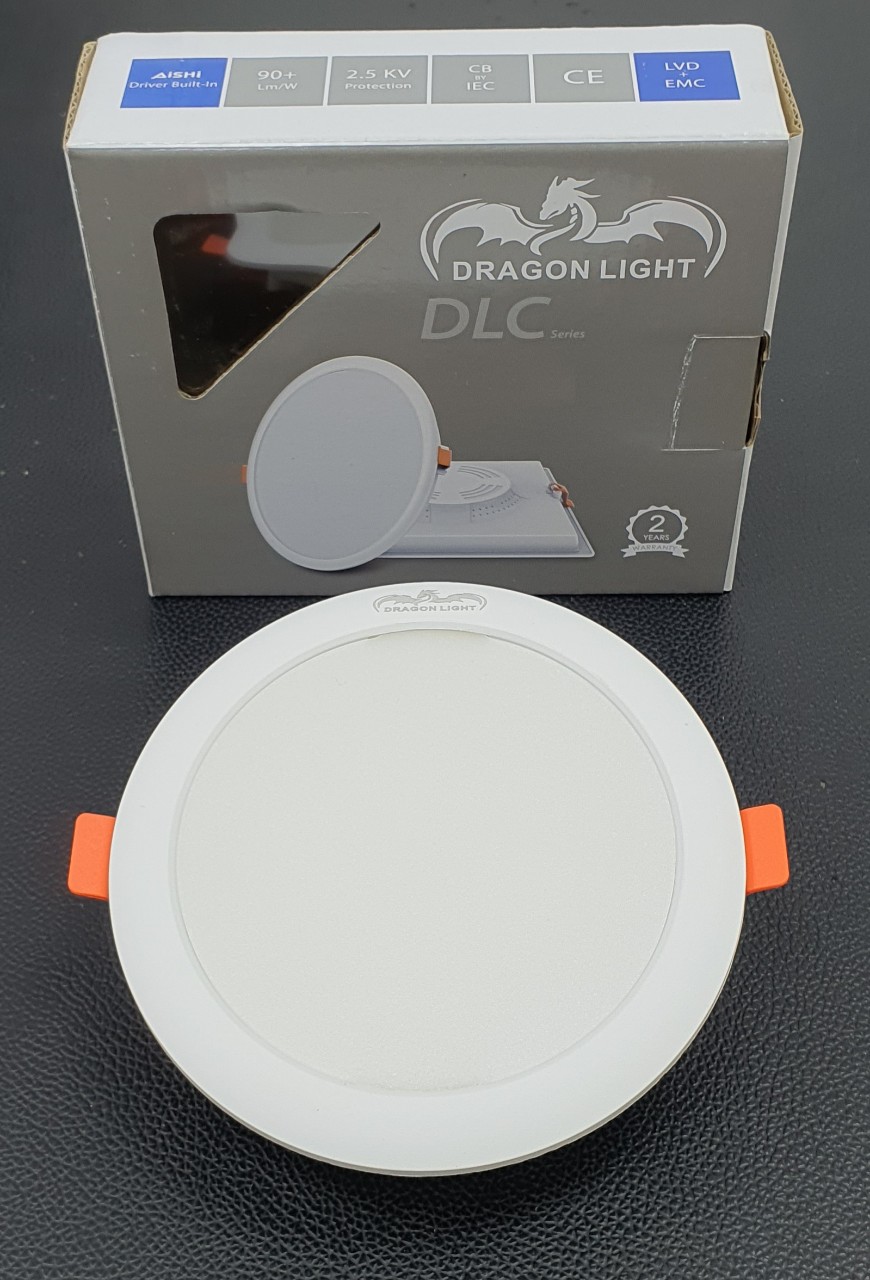 Đèn Led Âm trần cao cấp 9W tròn, tiết kiệm điện năng