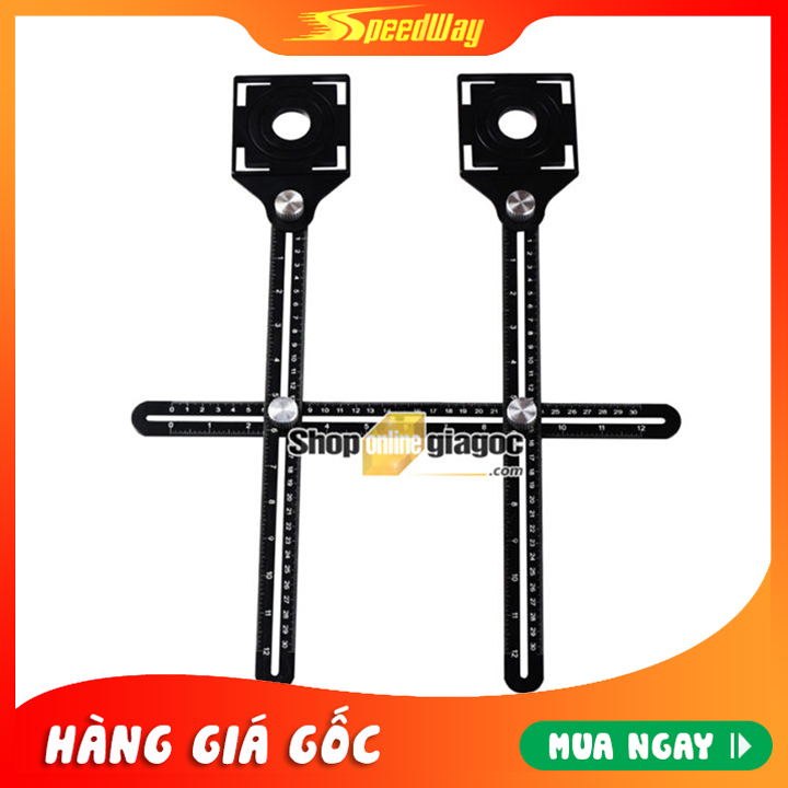 Thước Khoan Lỗ, Cắt Gạch Đa Năng 3 đoạn 2 lỗ