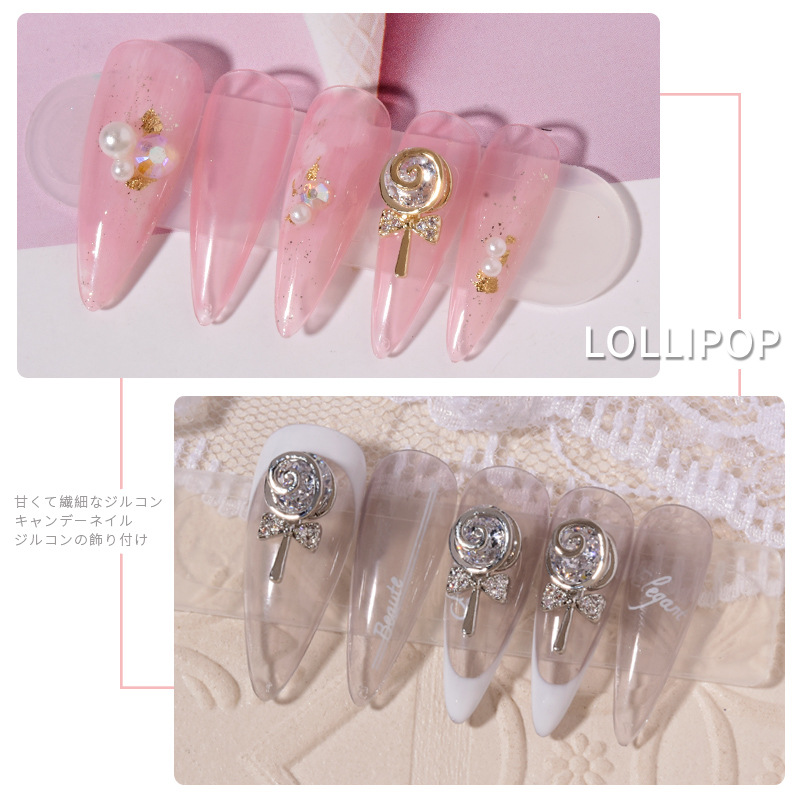 Charm Kẹo Mút Đá Pha Lê Xoay Cao Cấp