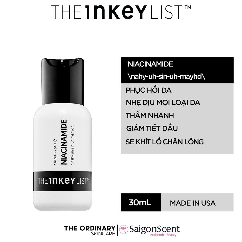[HCM]Tinh chất The INKEY List Niacinamide ( 30mL )