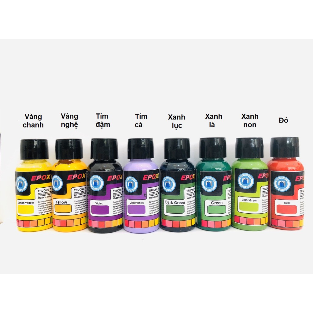 Màu pha Nhựa Epoxy Resin chai 60g