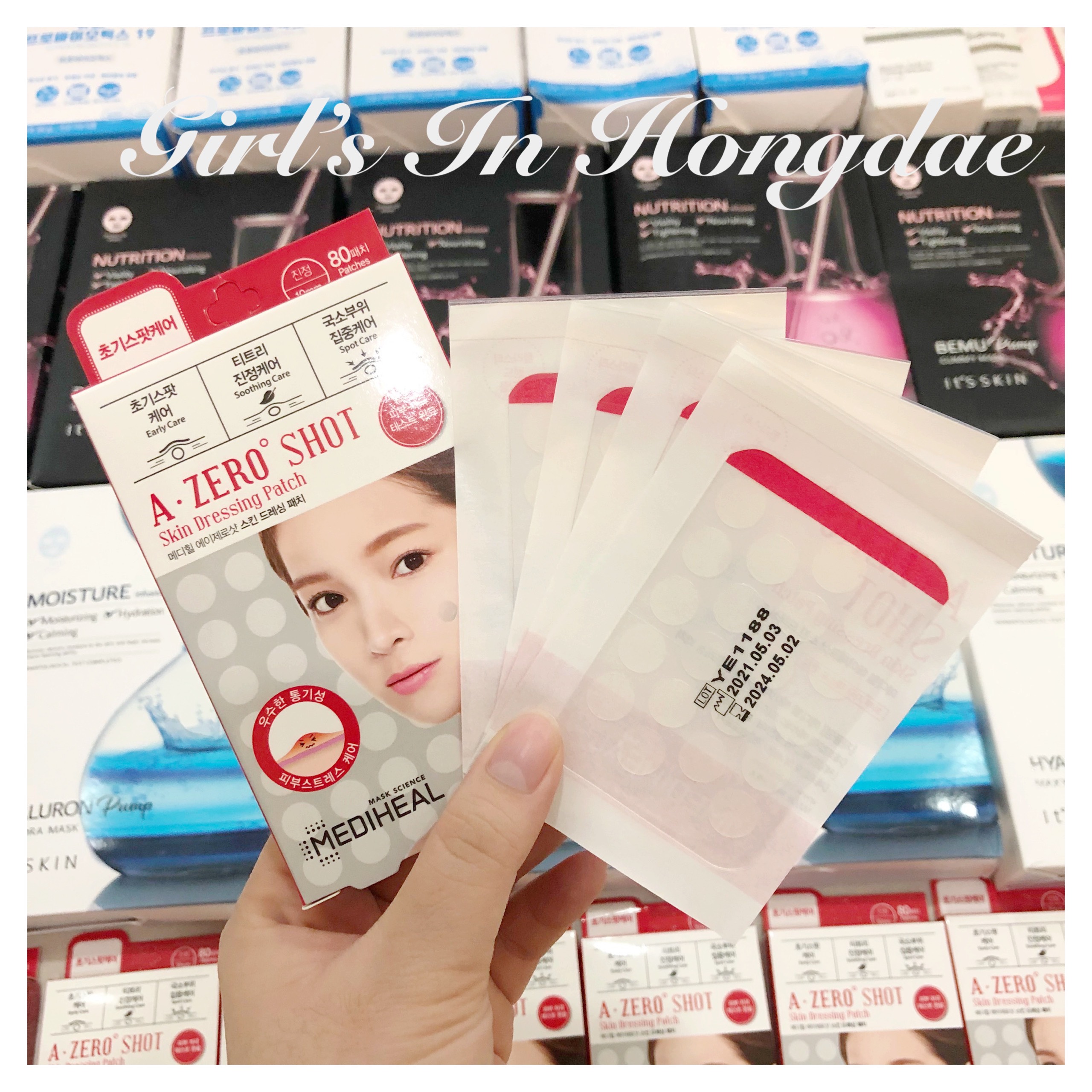 MIẾNG DÁN MỤN MEDIHEAL A ZERO SHOT SKIN DRESSING PATCH