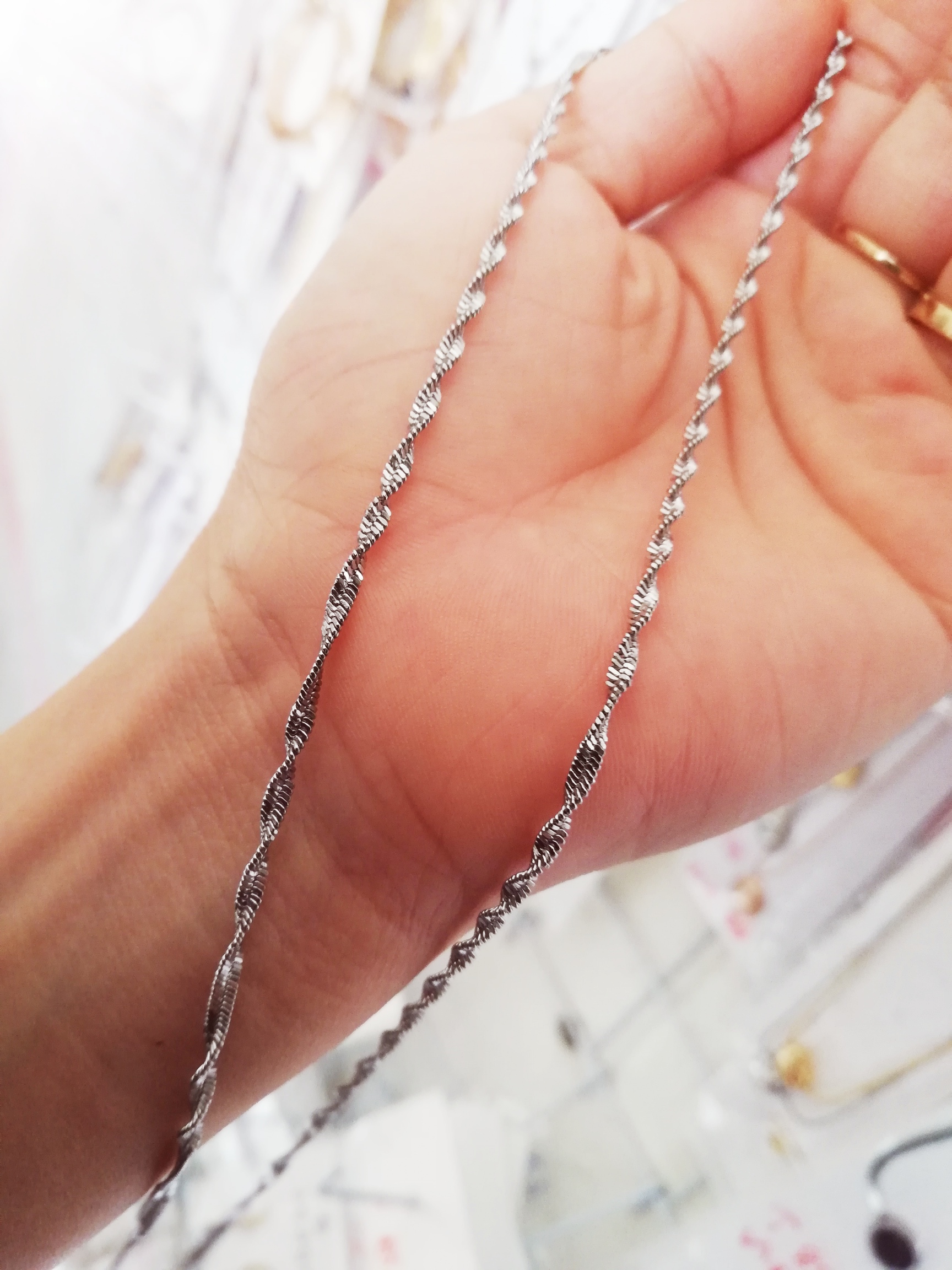 Dây Chuyền Inox Dạng Xoắn (Không Mặt)