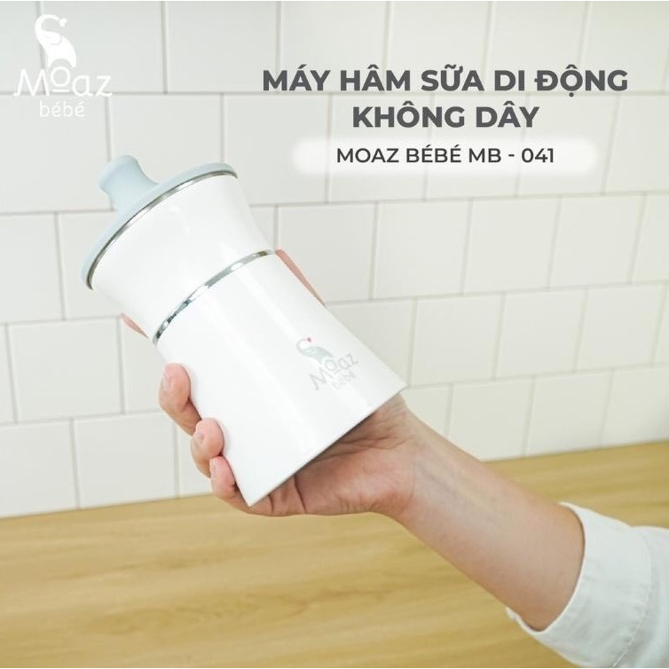 MÁY HÂM SỮA DI ĐỘNG KHÔNG DÂY MOAZ BÉBÉ MB041 -