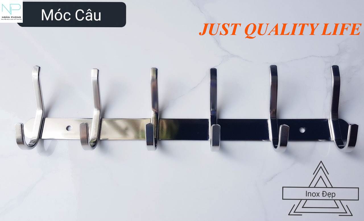 [HCM]MÓC TREO QUẦN ÁO INOX 304 ( MÓC CÂU )