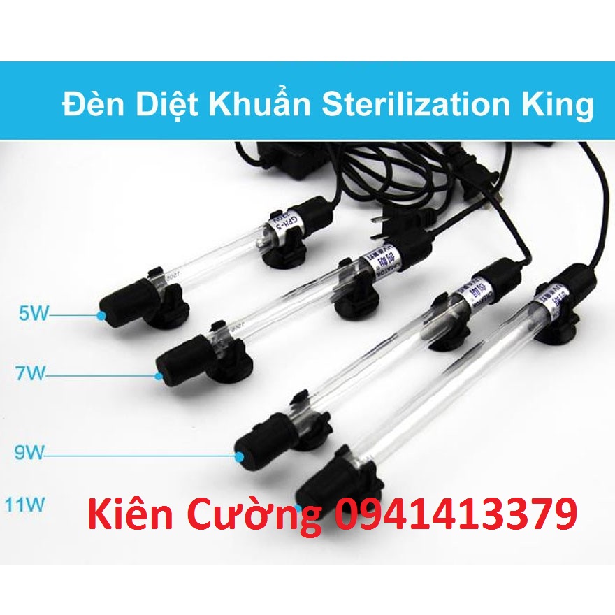 Đèn UV 7w Diệt Tảo Diệt Khuẩn Cho Bể Cá cao cấp