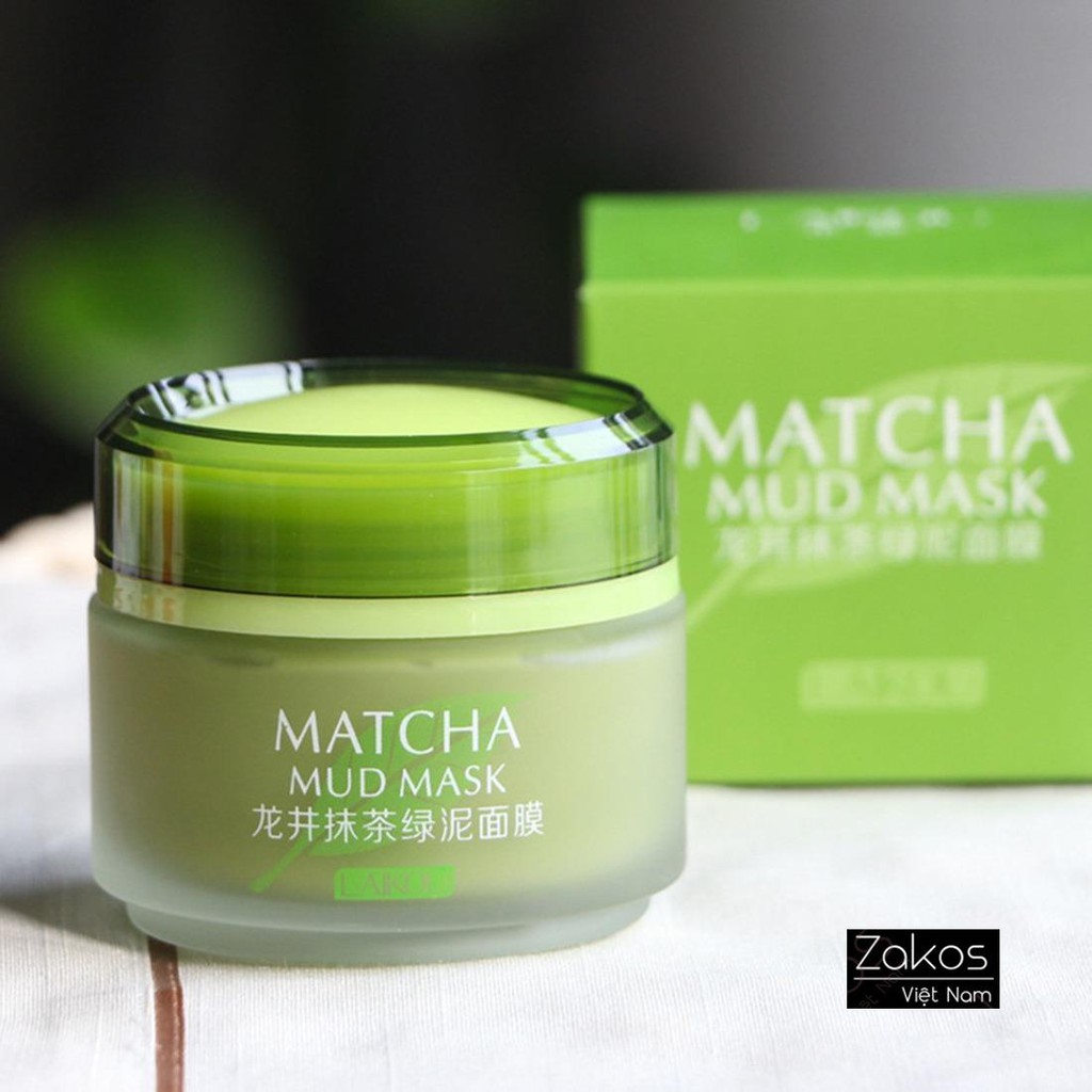 Mặt Nạ Trà Xanh Matcha Mud Mask Laikou