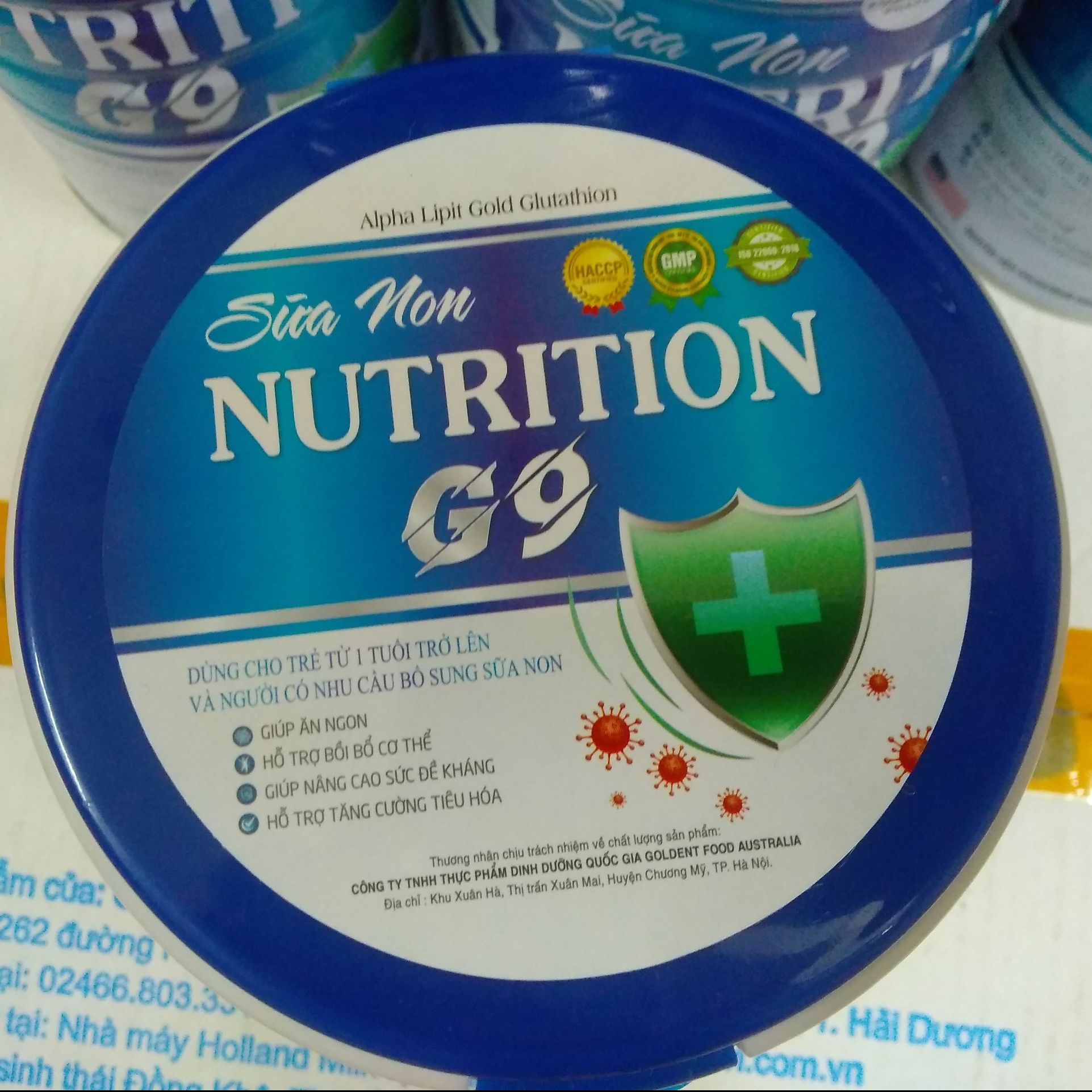[Mua 1 hộp 900g tặng 1 hộp cùng loại] Sữa  non Alpha Lipit Gold Nutrition G9, HSD 2026