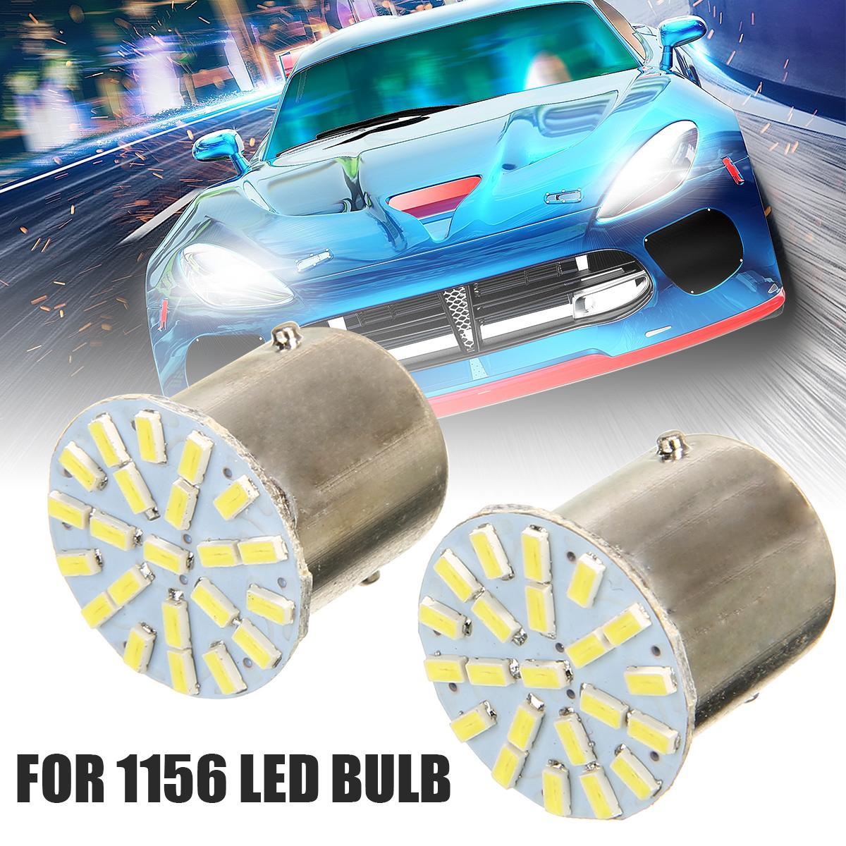 Bộ 02 Bóng Led 1156 Đèn Lùi, Xi Nhan, Đèn Phanh Ô Tô Xe Hơi (1 Cực/Tóc)