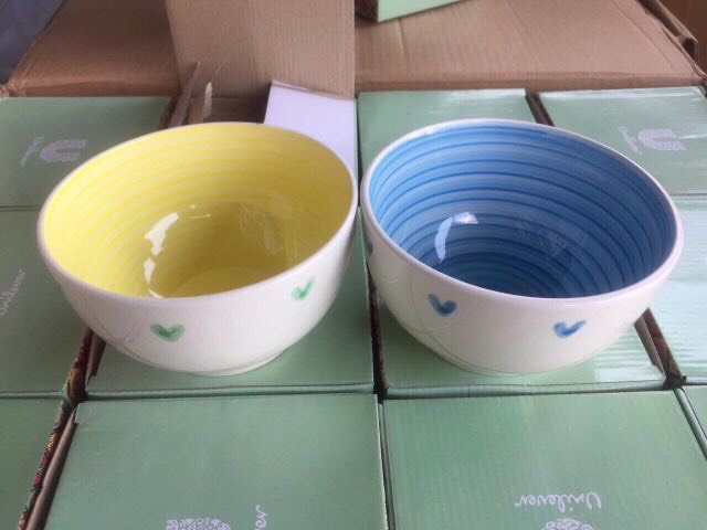 Bộ 2 tô sứ tráng men cao cấp 5.5inch