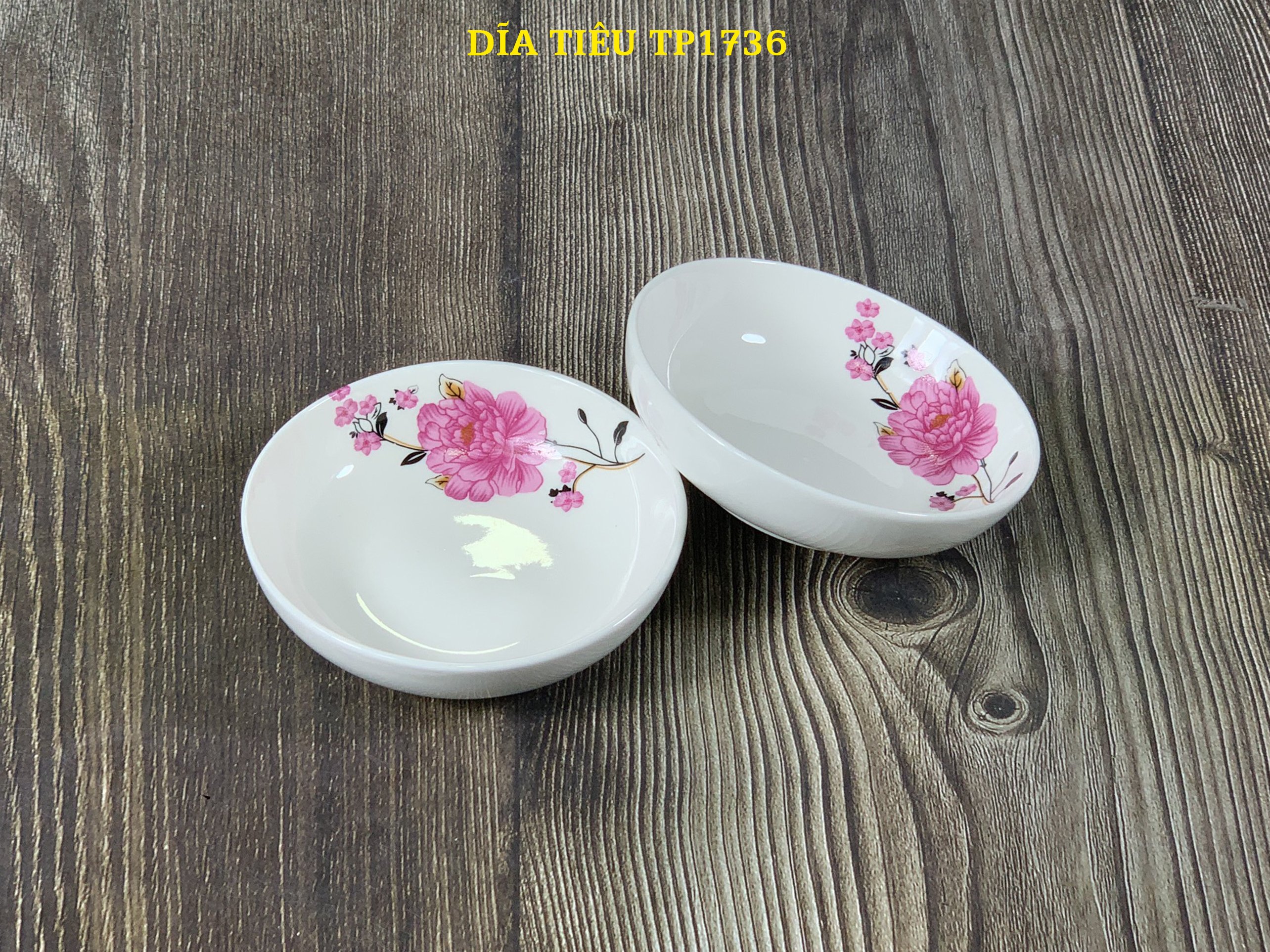 Đĩa tiêu tp 1736 sứ bát bảo cao cấp, since_1977