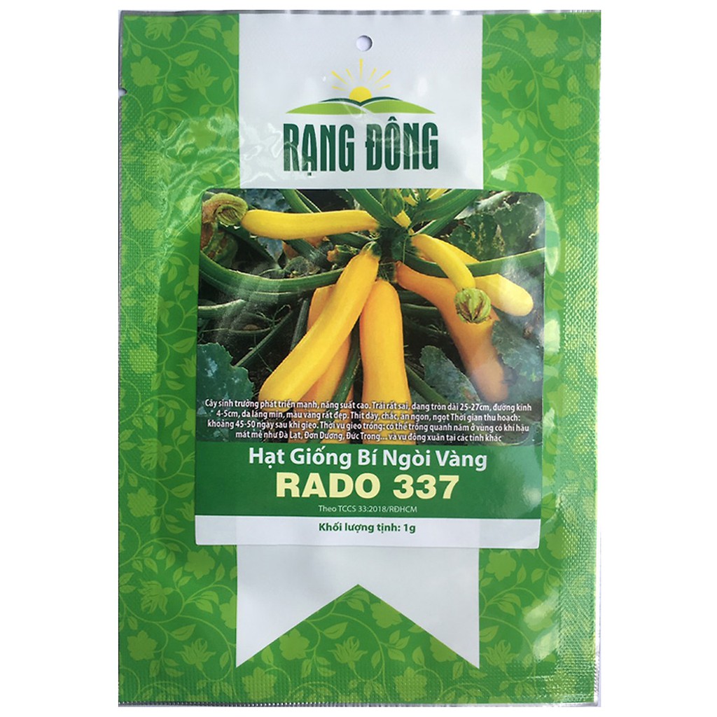 Hạt Giống Bí Ngòi Vàng 1Gram
