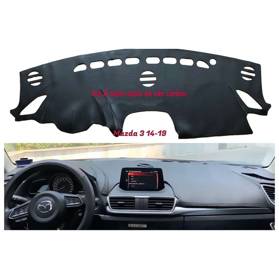Thảm phủ taplo xe Mazda 3 đời 2019-2023 cao cấp