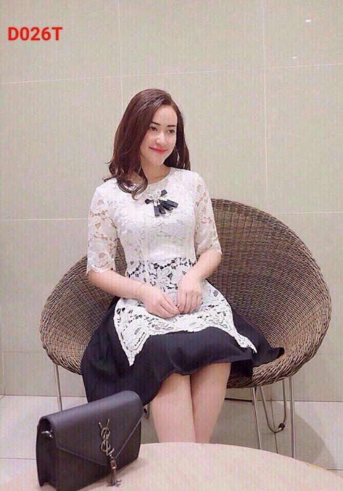 ÁO DÀI CÁCH TÂN REN + VẤY PHI 2018 DƯỚI 55 KG