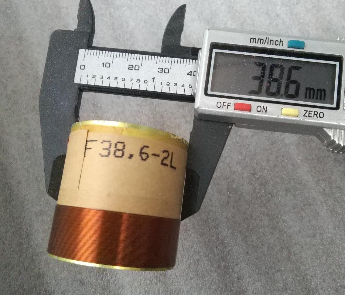 COIL 38.6 2 LỚP - 1 CÁI COIL LOA BASS