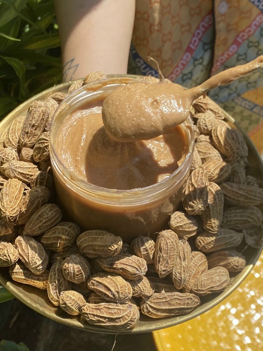 Bơ đậu phộng mịn lon 550gr