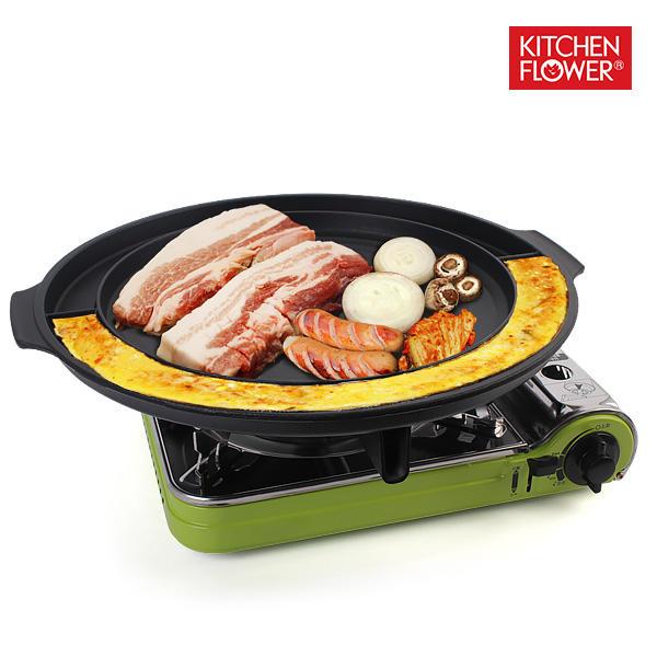 VỈ NƯỚNG TRÊN BẾP GA BẾP CỒN KITCHEN FLOWER NY-2499 Hàn Quốc