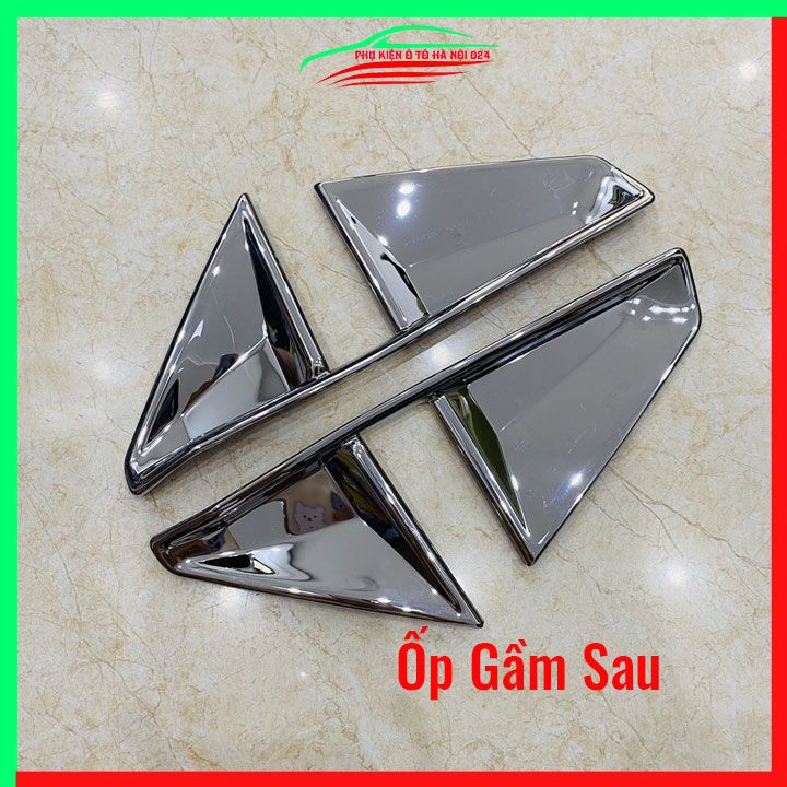 Ốp viền đèn gầm ô tô Toyota Veloz 2022-2023 mạ crom, trang trí bảo vệ đèn xe hơi