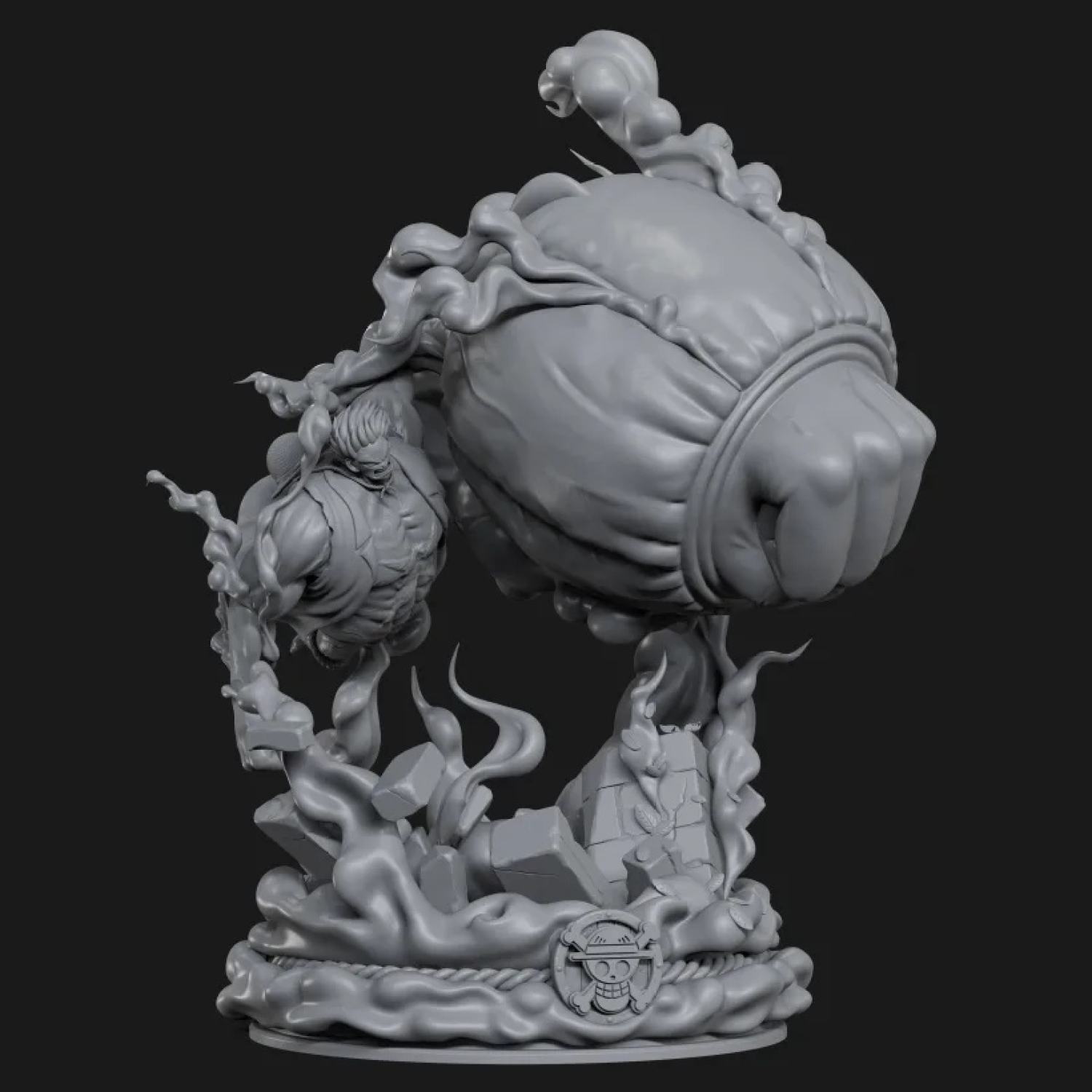 File in 3D Monkey D. Luffy Gear 4 - One Piece