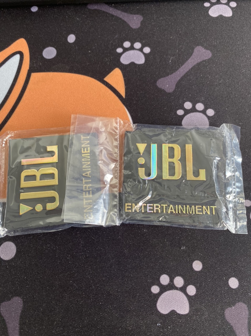 Logo Loa JBL Professional 6x6cm Dán Loa ( giá 1 đôi )