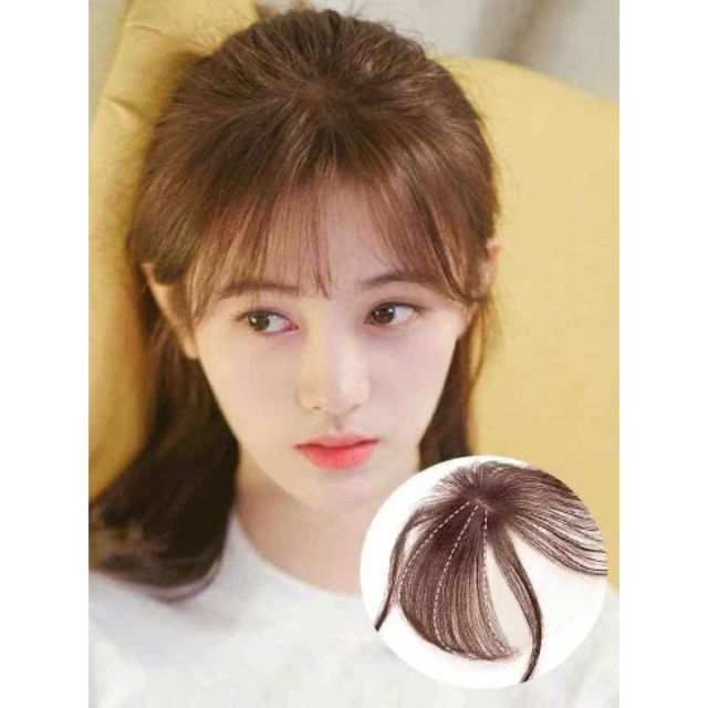 Tóc giả nữ cao cấp ❤️❤️ FREESHIP ❤️❤️ tóc mái thưa che hói 3D