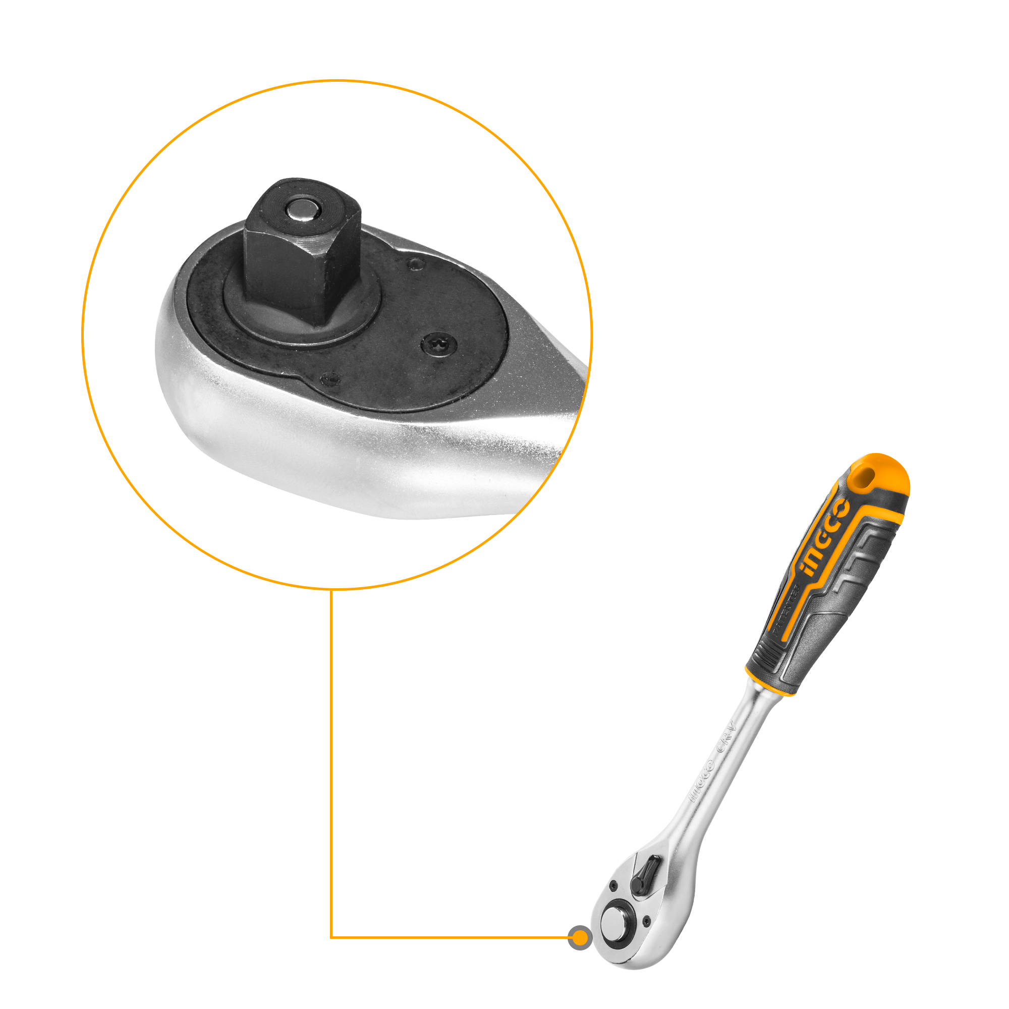 Cần siết hai chiều INGCO HRTH0814