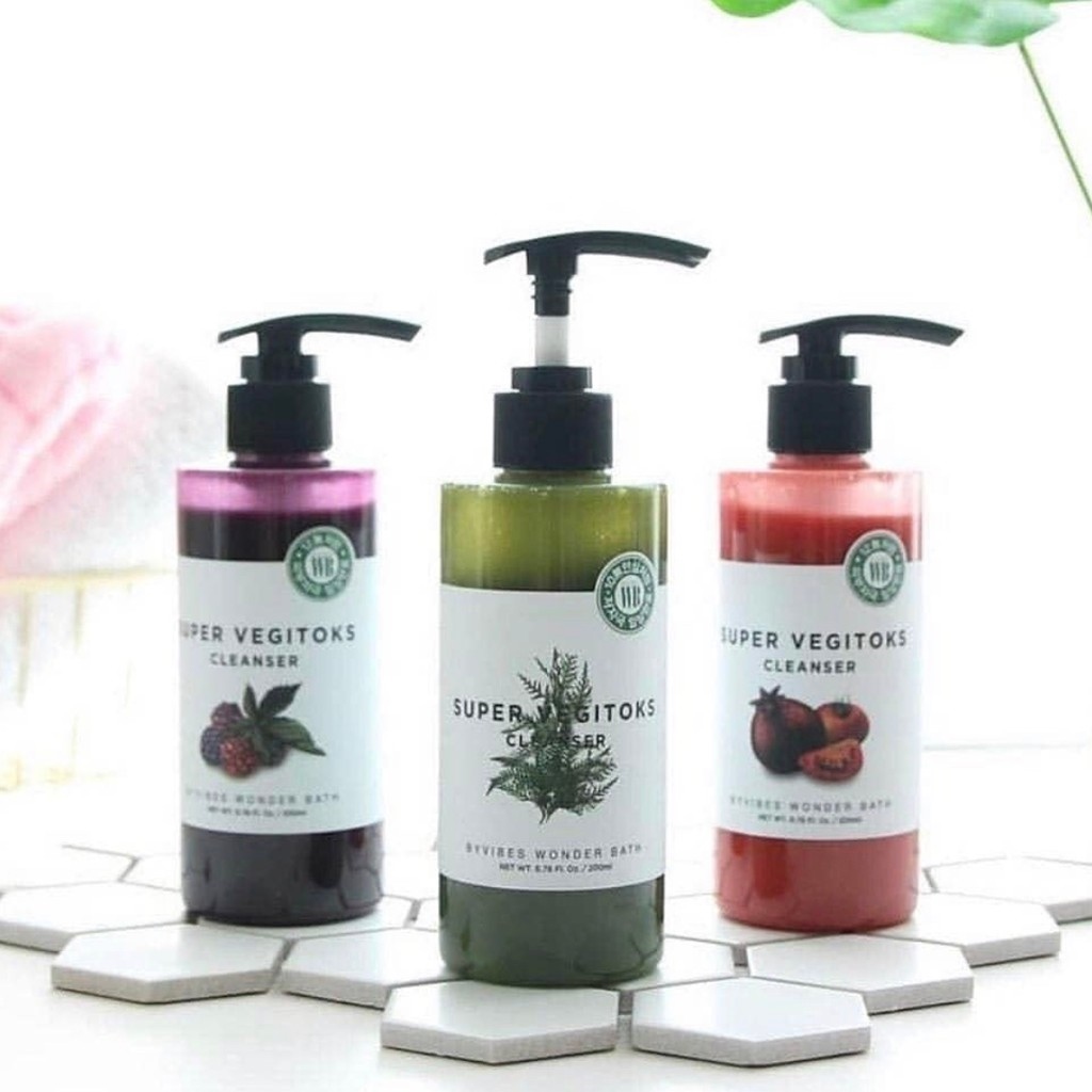 ▲  Sữa rửa mặt rau củ Super Vegitoks Cleanser