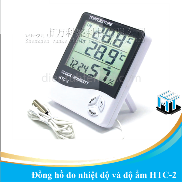 Đồng hồ đo nhiệt độ và độ ẩm HTC-2