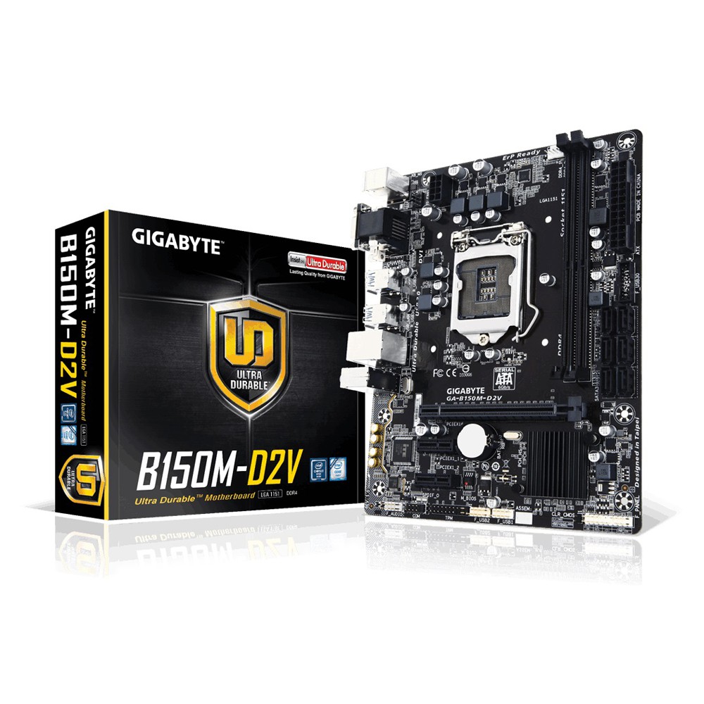 [ VI TÍNH VINH GAMING ] Mainboard B150M - GIGABYTE B150M D2V Chính hãng - socket 1151 dùng cho cpu gen 6 - 7