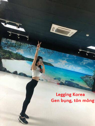 [CHẤT ĐẸP- GIÁ XƯỞNG] Quần Legging KOREA Cạp Cao 13cm - Nâng mông Gen bụng