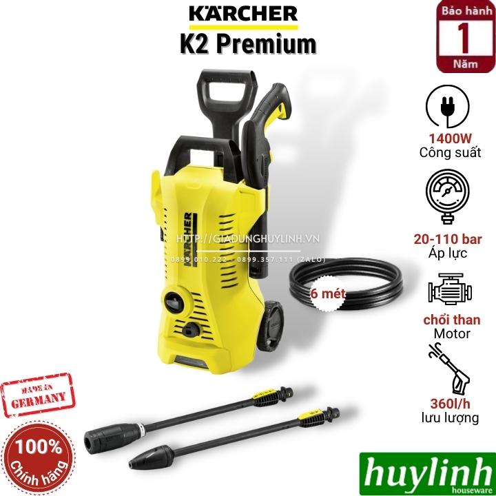 Máy xịt rửa xe Karcher K2 Premium Full Control - Sản xuất tại Đức